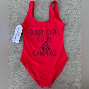 NEW 3/4T Camping Swimsuit SMALL SHOP